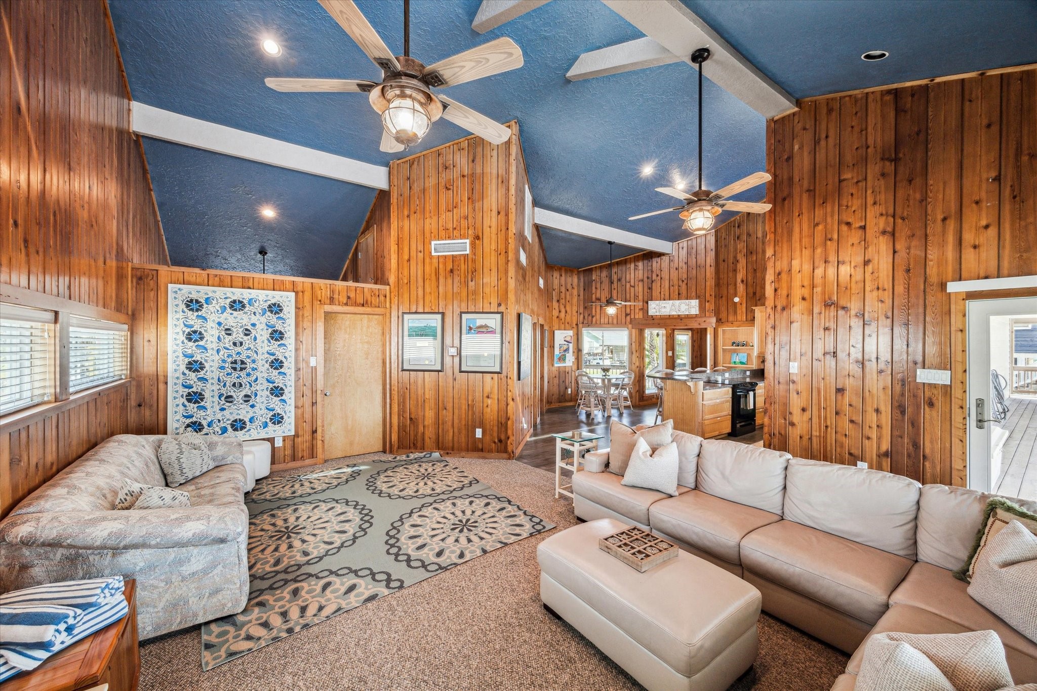 235 Galleon Freeport, TX 77541 - Photo 10 of 45 a living room with furniture and a chandelier