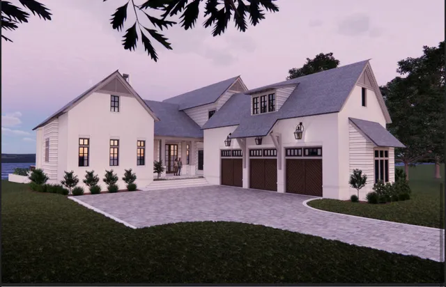 a view of swimming pool with a yard