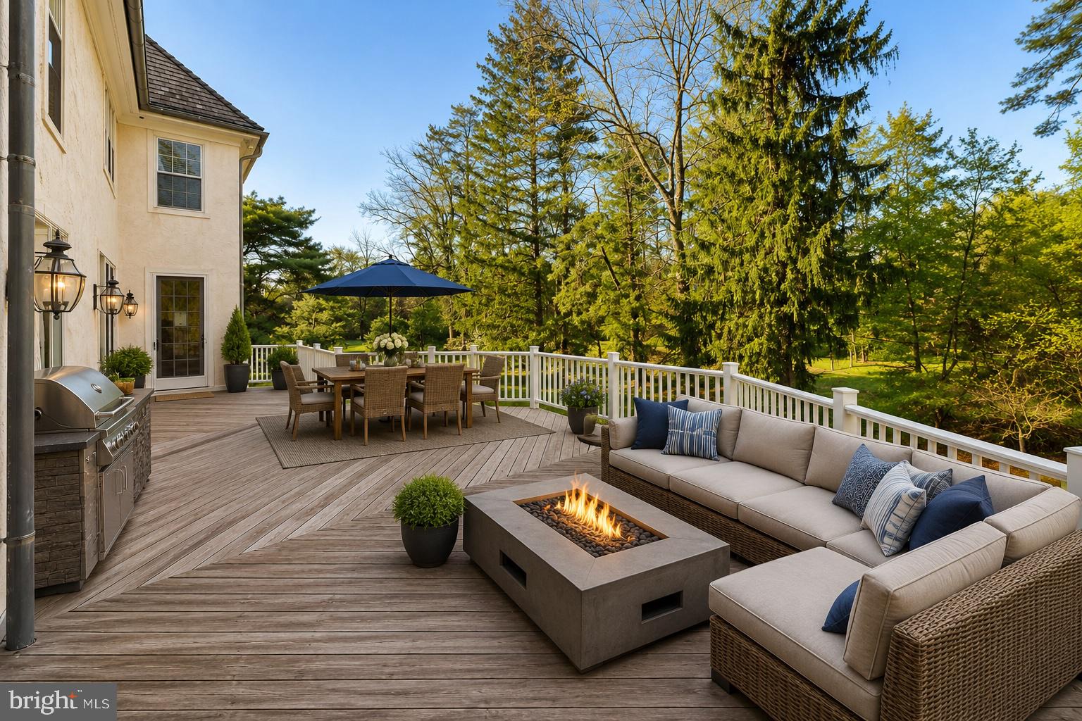 841 Mt Moro Road Villanova, PA 19085 - Photo 27 of 65 Deck w/ multiple access points - Virtually Staged