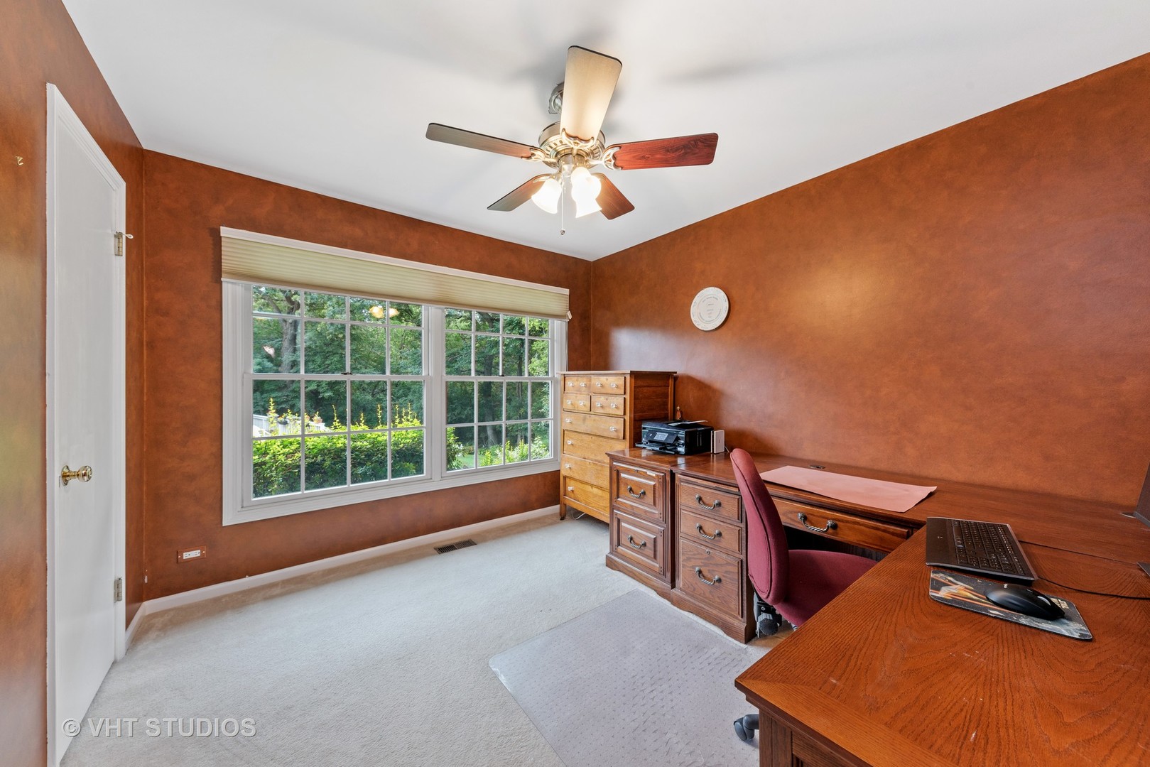 6 Oak Creek Road Rolling Meadows, IL 60008 - Photo 23 of 42 a work room with furniture and a ceiling fan