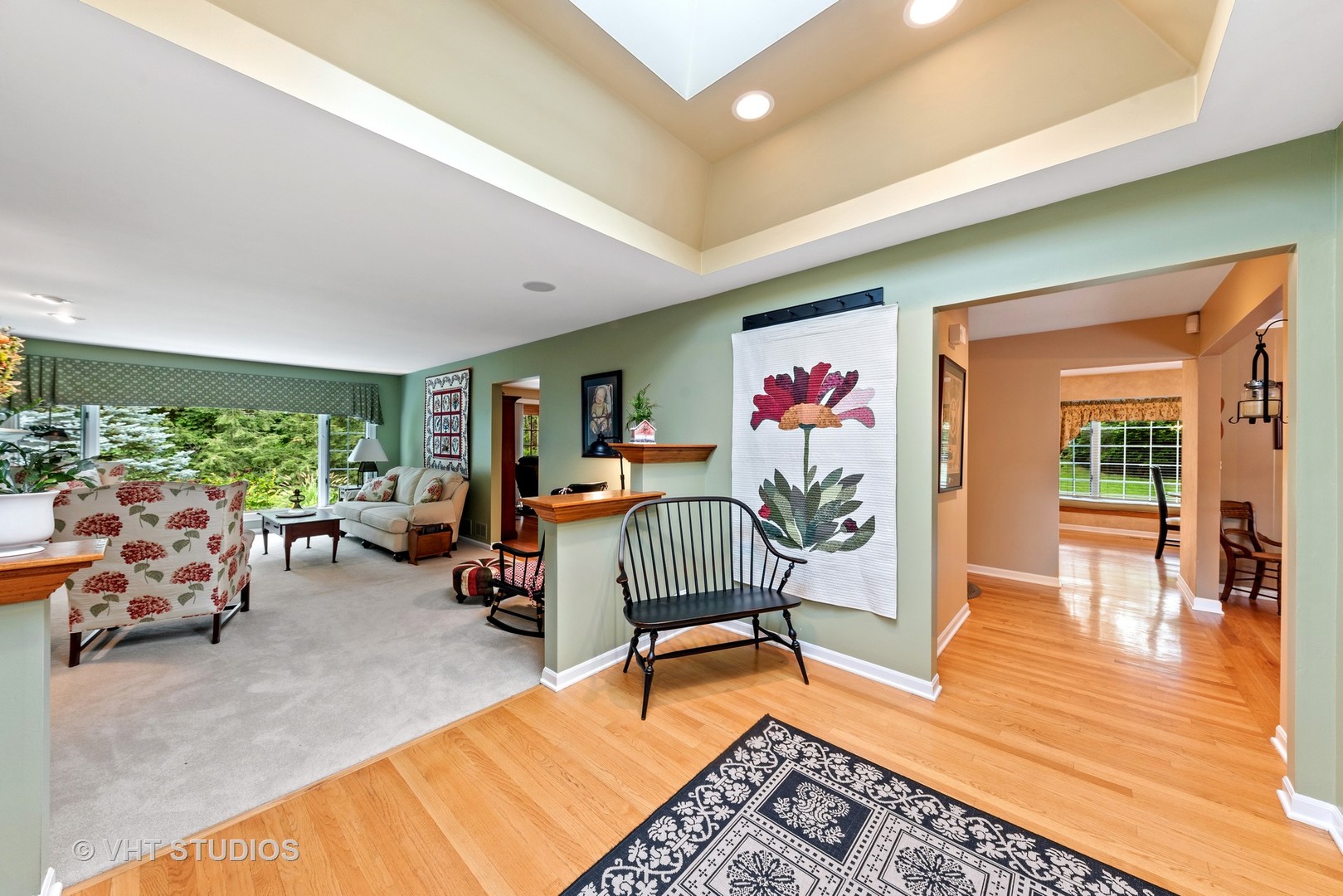 6 Oak Creek Road Rolling Meadows, IL 60008 - Photo 6 of 42 a living room with furniture and a potted plant