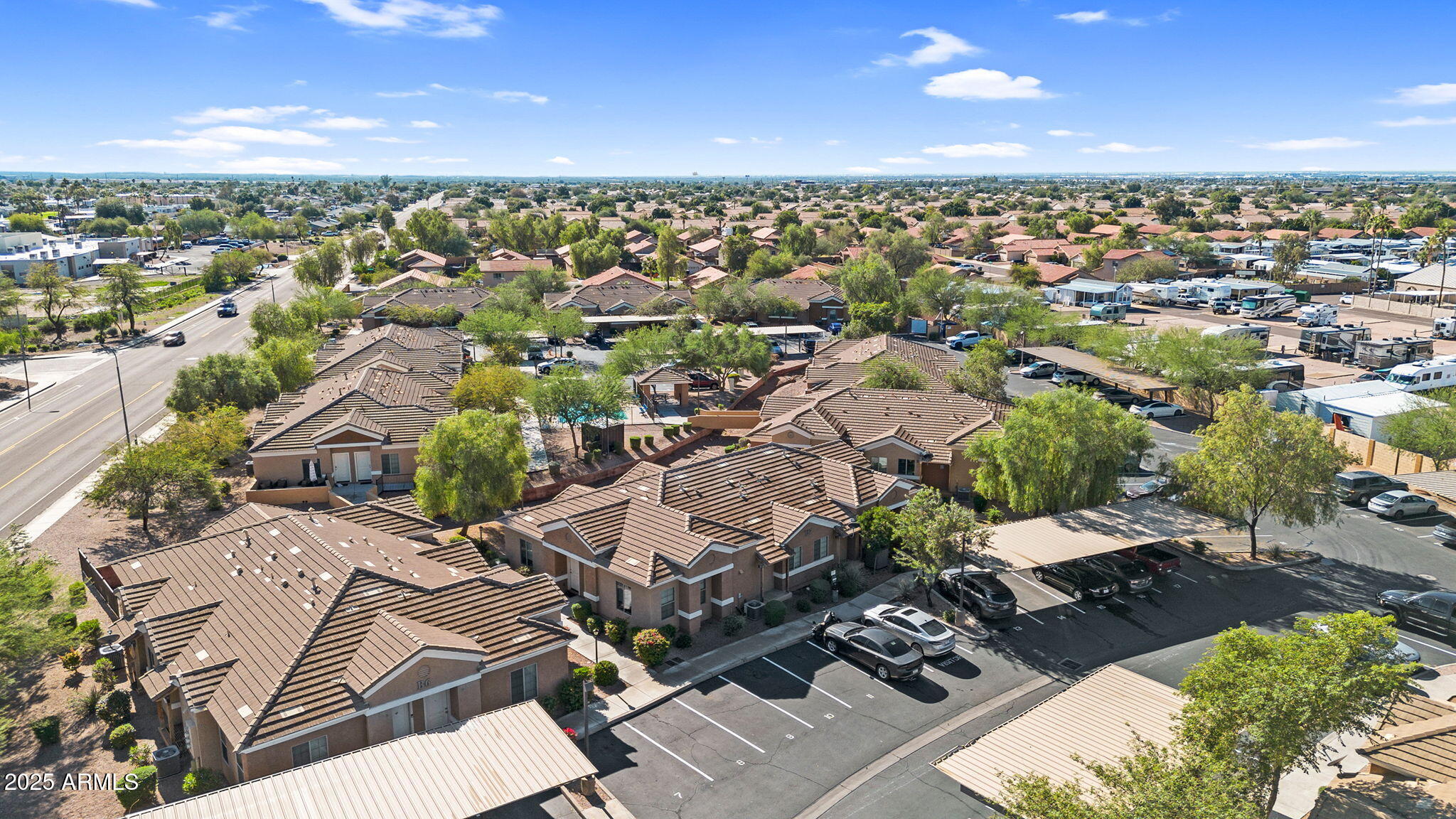 854 South San Marcos Drive, Unit 7C Apache Junction, AZ 85120 - Photo 34 of 48 an aerial view of multiple house