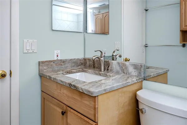 a close view of a bathtub in bathroom