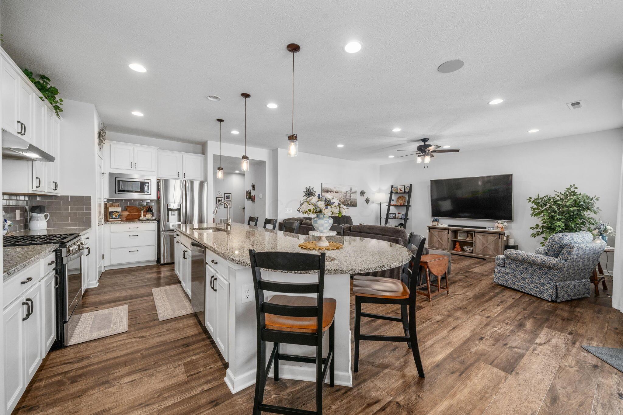 727 Fescue Road Galena, OH 43021 - Photo 11 of 85 The kitchen is open to the great room.