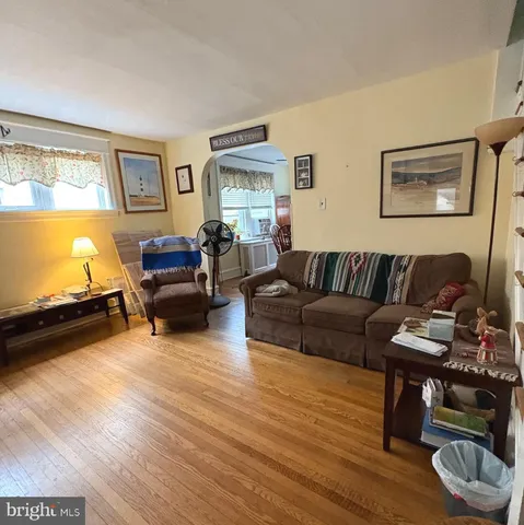 a bedroom with bed and walk in closet