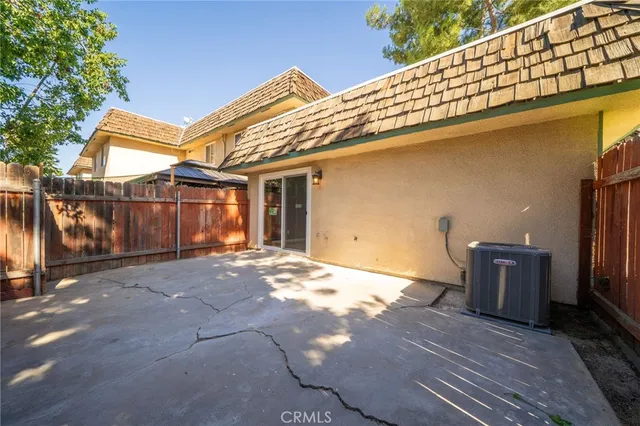 a backyard of a house