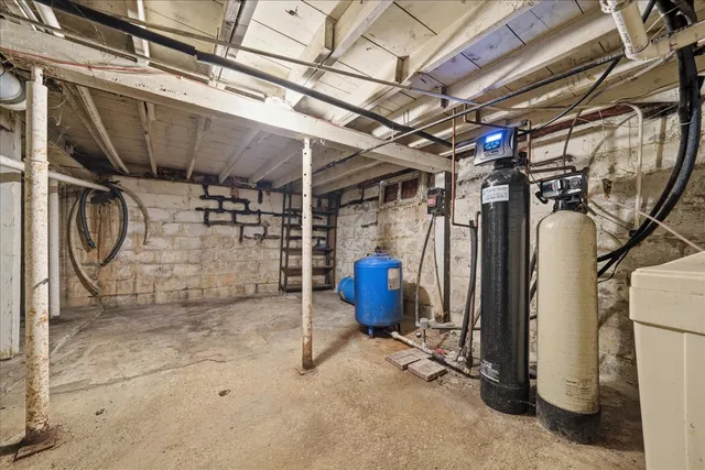 a view of storage and utility room