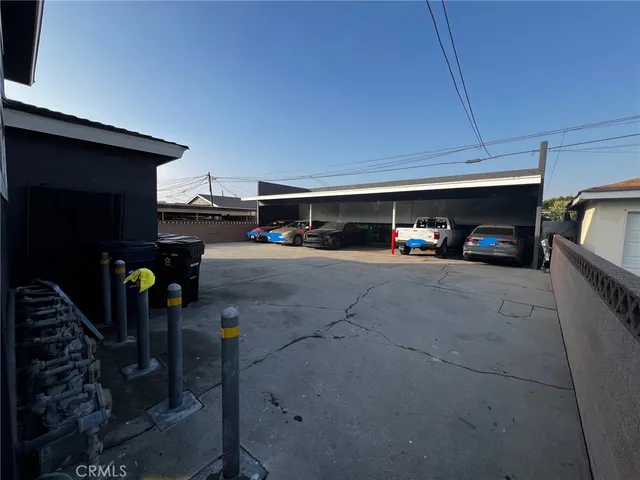 a view of a train that is sitting on the tracks