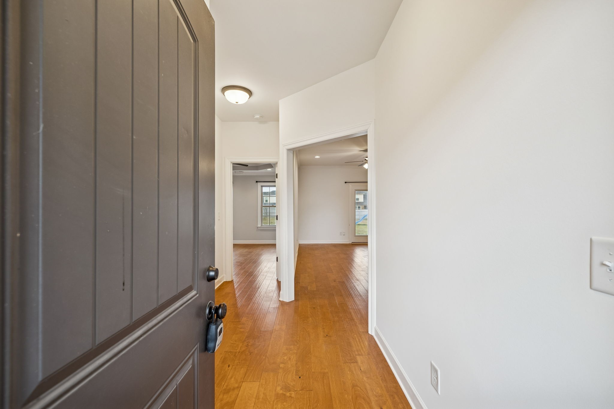 2912 Butterfly Bend Murfreesboro, TN 37129 - Photo 42 of 48 a view of a hallway with wooden floor