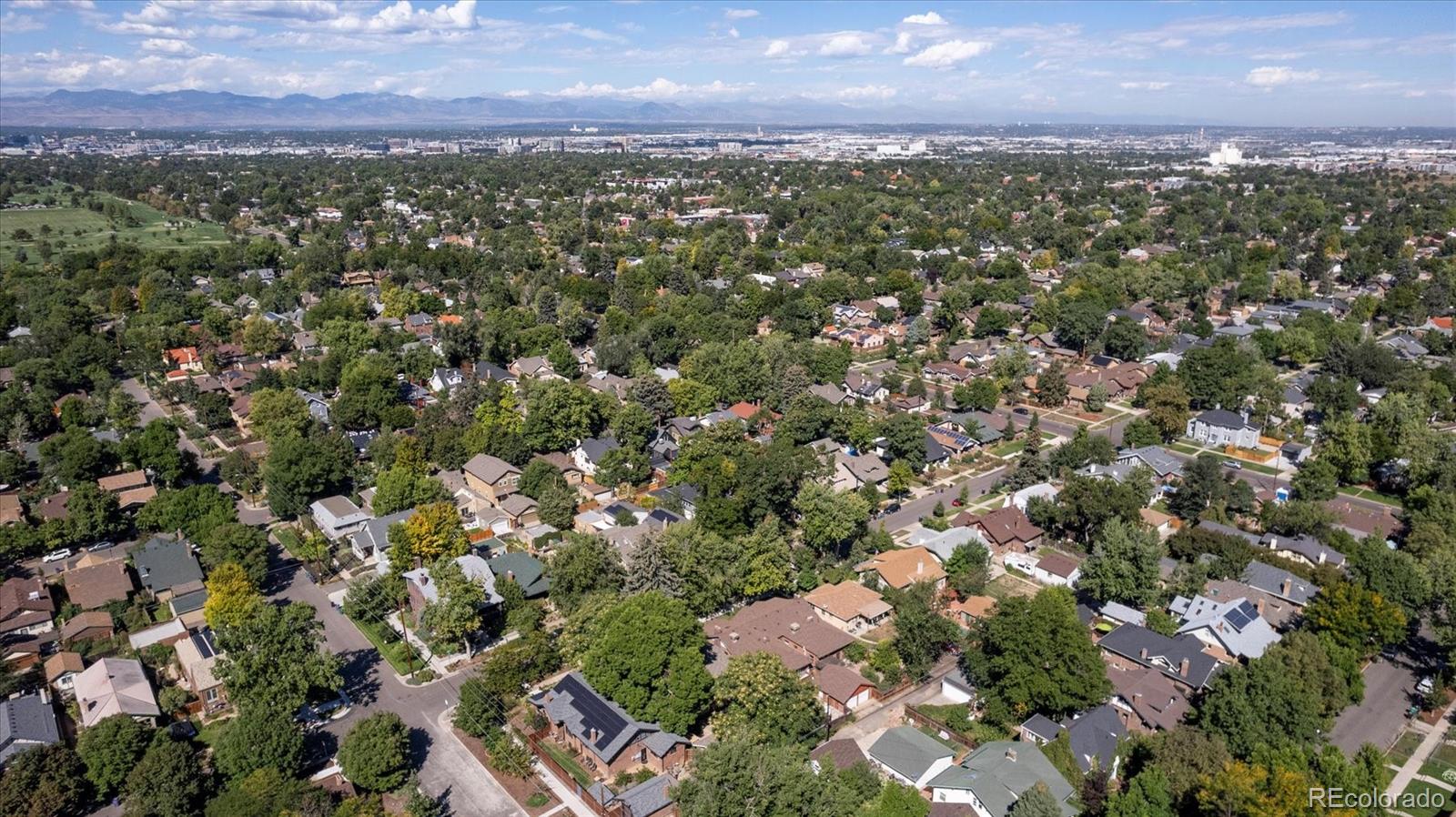 2510 Cherry Street Denver, CO 80207 - Photo 10 of 45 an aerial view of residential houses with outdoor space