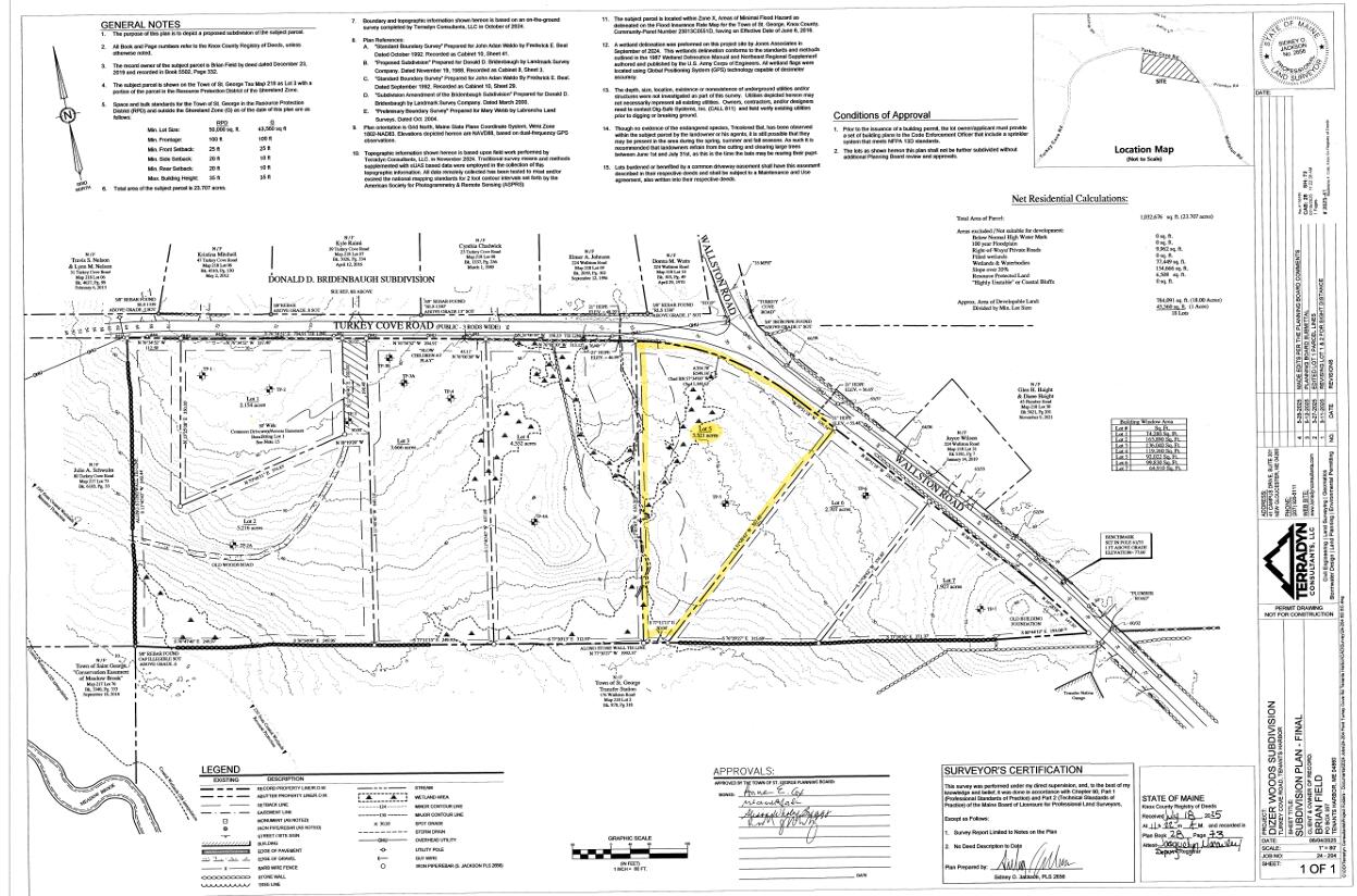 Lot #5 Turkey Cove/wallston Road Tenants Harbor, ME 04860 - Photo 1 of 2 Lot #5 Map