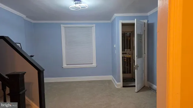 a view of a small space