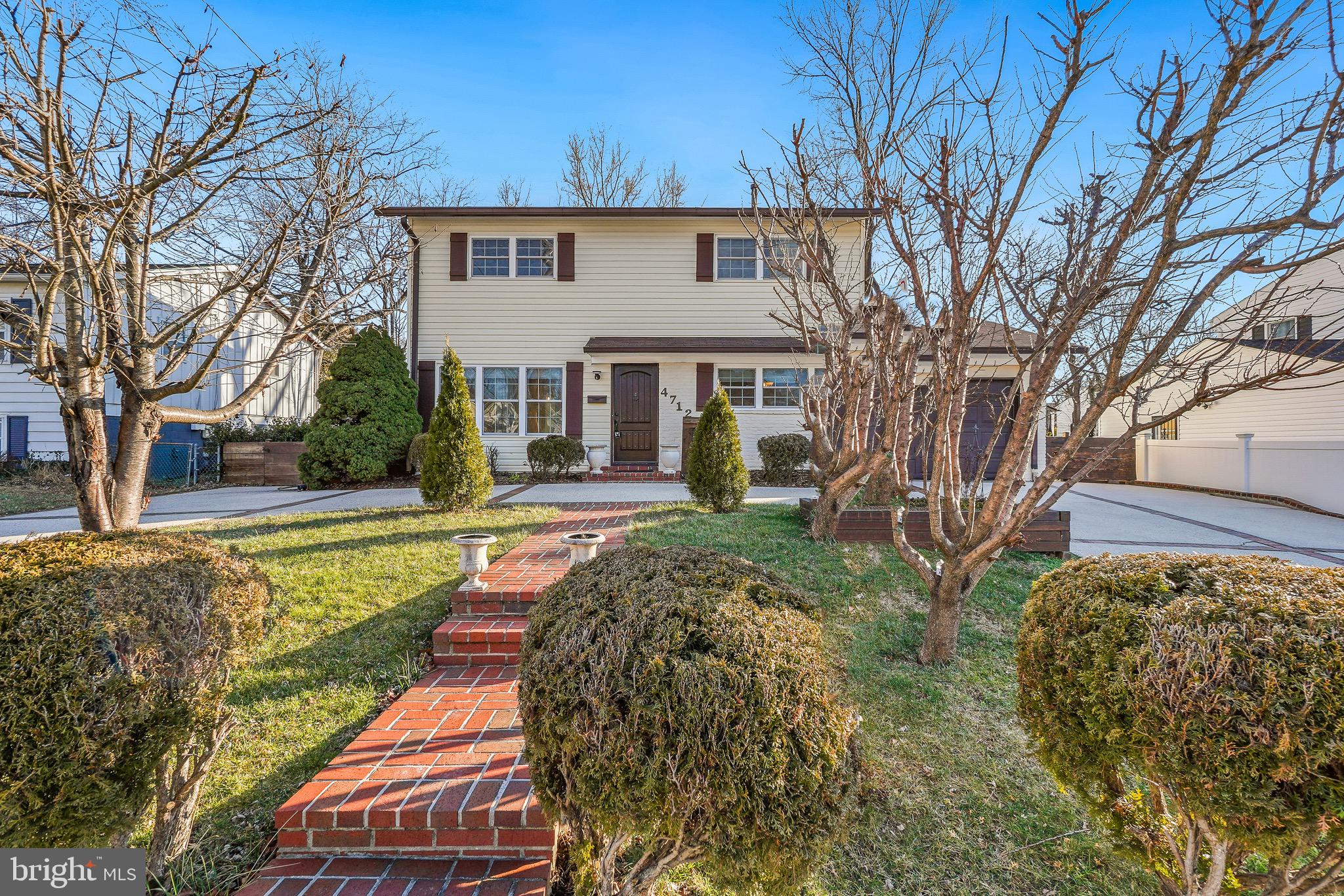 4712 Listra Road Rockville, MD 20853 - Photo 30 of 30 a front view of a house with garden
