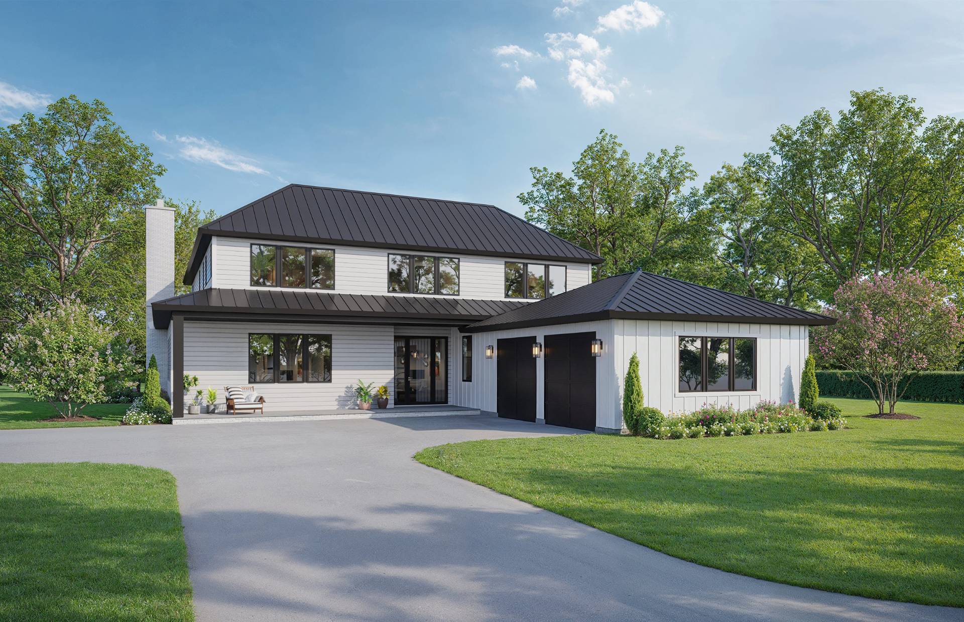 19 Davis Drive Montauk, NY 11954 - Photo 2 of 7 a front view of a house with a yard