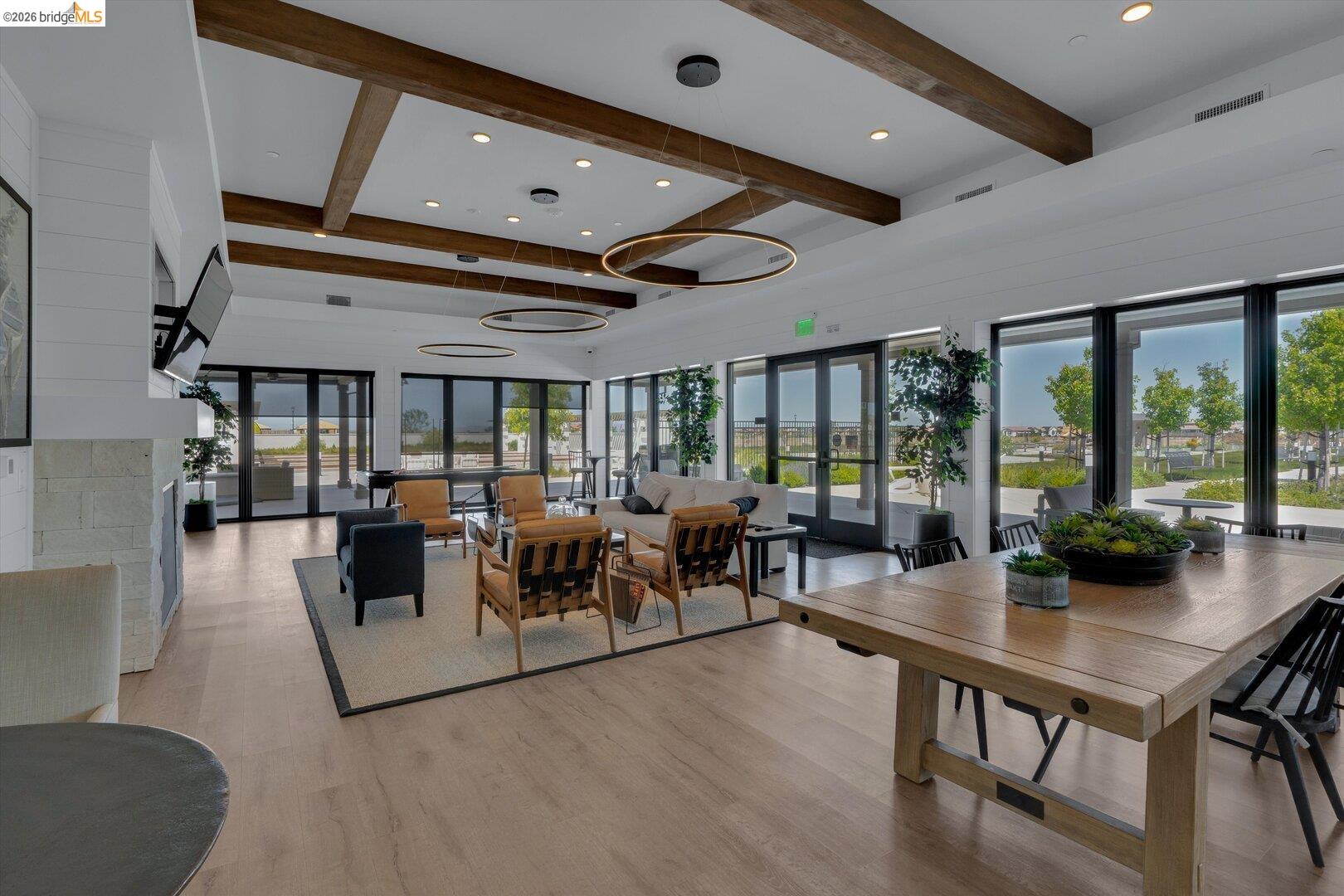 4463 Canada Way Rio Vista, CA 94571 - Photo 5 of 36 community lobby with recessed lighting and beamed ceiling