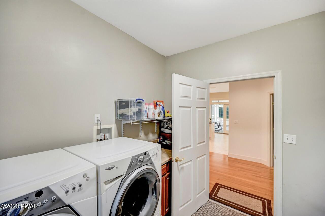 883 Goose Pond Road Lake Ariel, PA 18436 - Photo 46 of 70 a utility room with dryer and washer