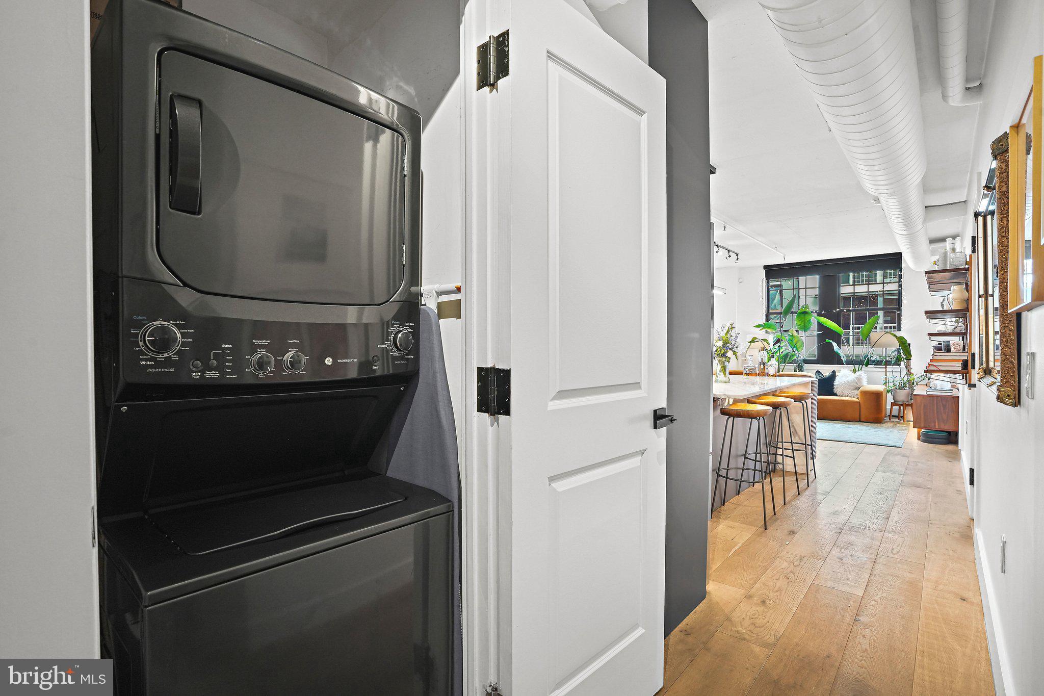 1444 Church Street Northwest, Unit 409 Washington, DC 20005 - Photo 16 of 20 In unit washer and dryer