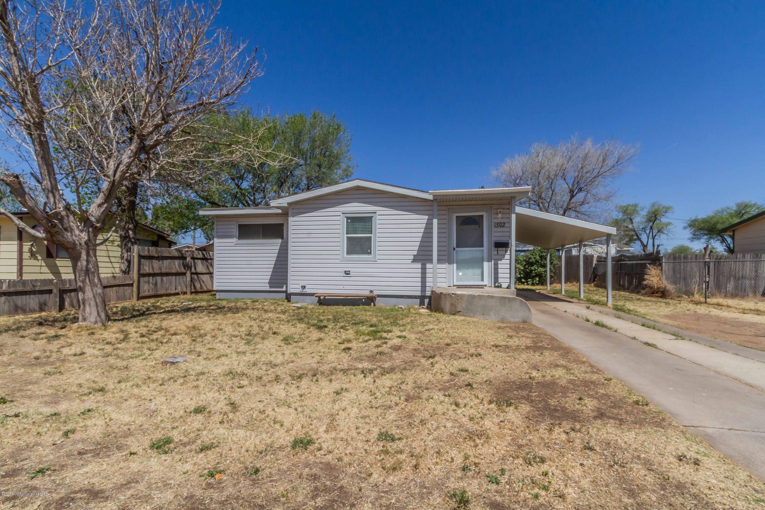 1502 Southwest 48th Avenue Amarillo, TX 79110 - Photo 1 of 13 FRONT VIEW 2_preview