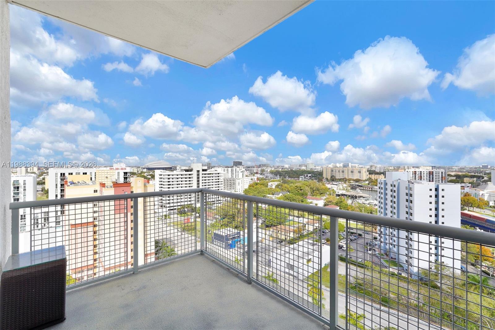 10 Southwest South River Drive, Unit 1615 Miami, FL 33130 - Photo 21 of 28 a view of city from balcony