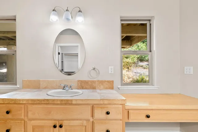 a close view of closet