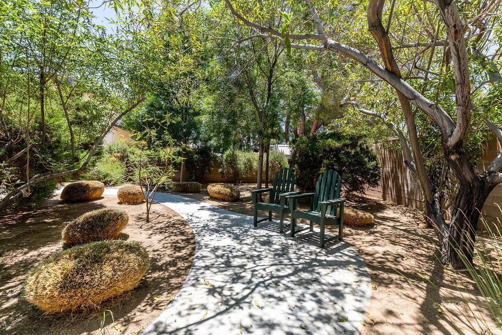 831 Peg Street Ridgecrest, CA 93555 - Photo 28 of 32 a view of a backyard with sitting area