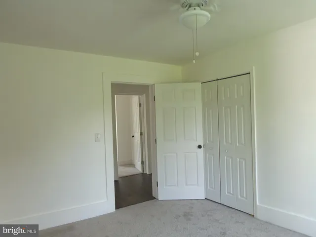 a view of a room with an empty space