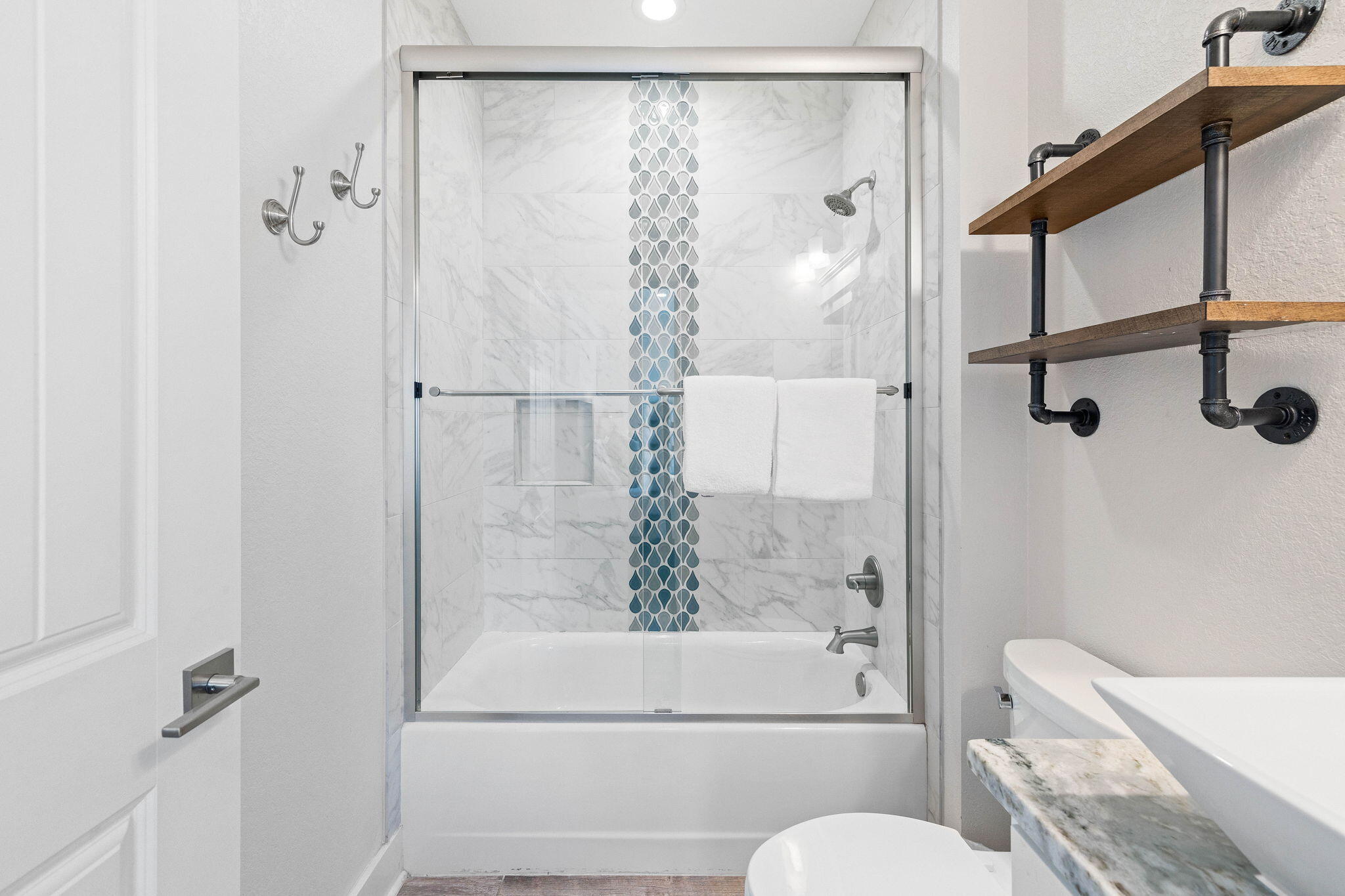 44 Abbey Road Santa Rosa Beach, FL 32459 - Photo 32 of 52 a bathroom with a shower and a toilet