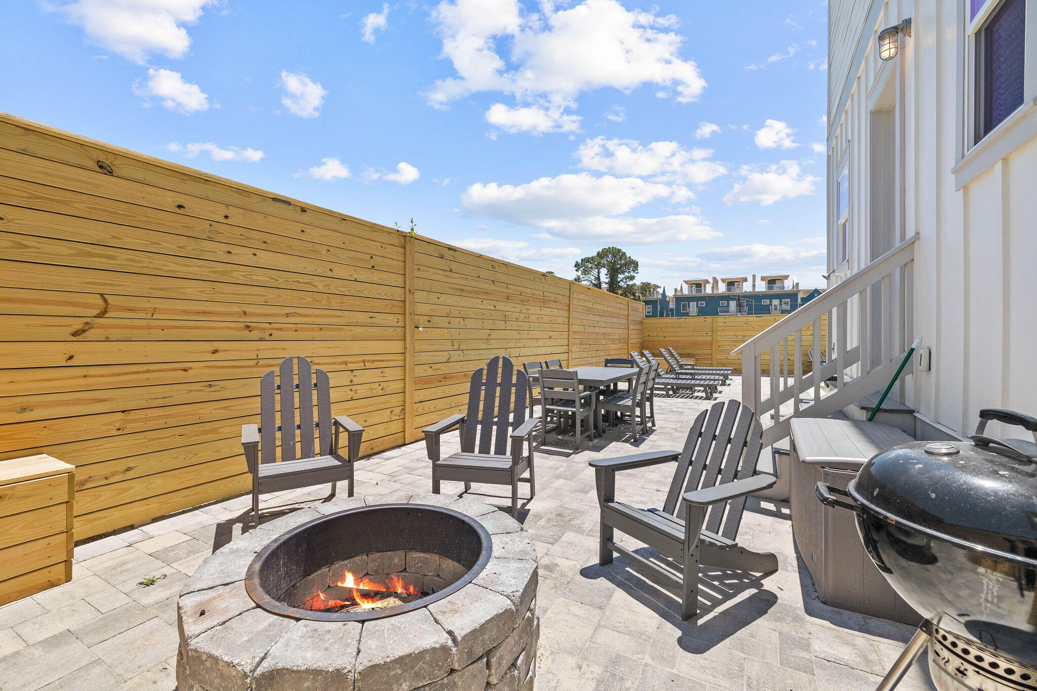 44 Abbey Road Santa Rosa Beach, FL 32459 - Photo 47 of 52 a view of a balcony with chairs and a table