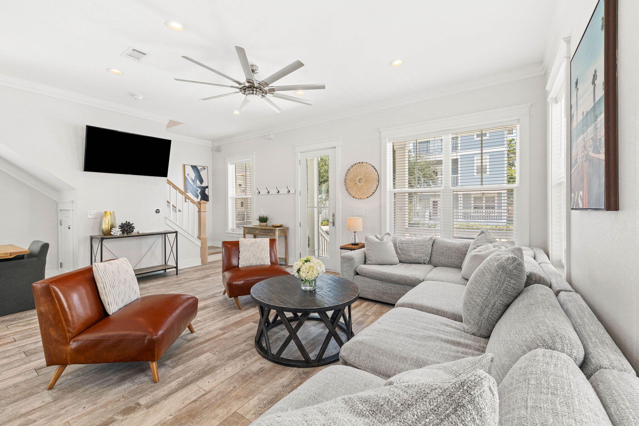 44 Abbey Road Santa Rosa Beach, FL 32459 - Photo 8 of 52 a living room with furniture and a flat screen tv