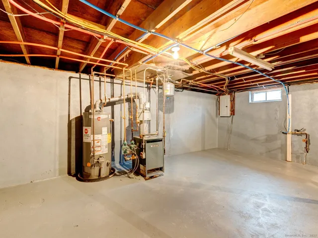 a house with trees in front of it