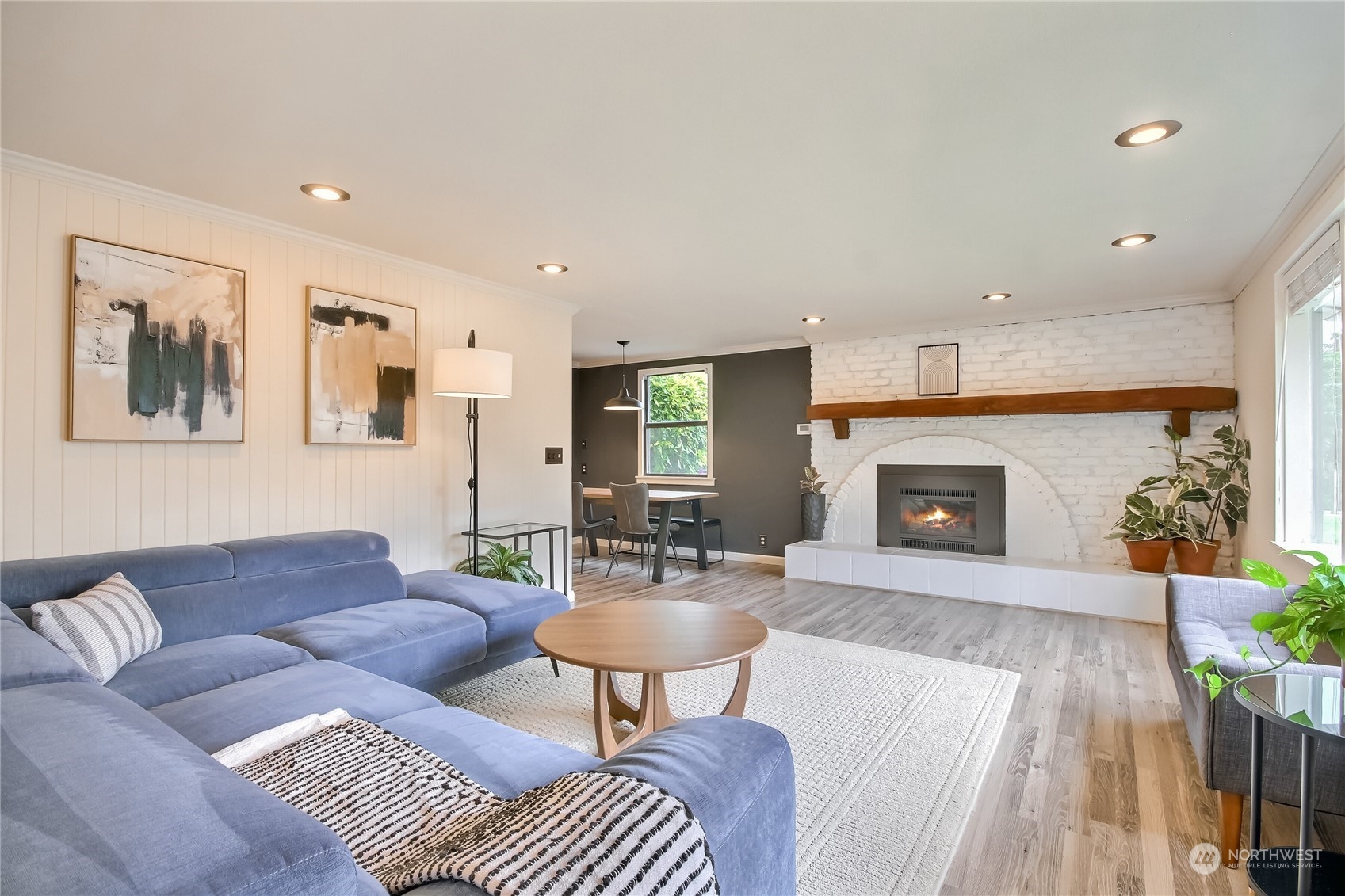 31 213th Street Southwest Bothell, WA 98021 - Photo 5 of 40 a living room with furniture and a fireplace