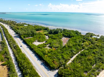 a view of an ocean and beach