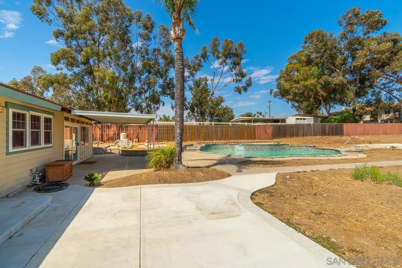 11823 Rocoso Road Lakeside, CA 92040 - Photo 35 of 48 a view of swimming pool with a patio