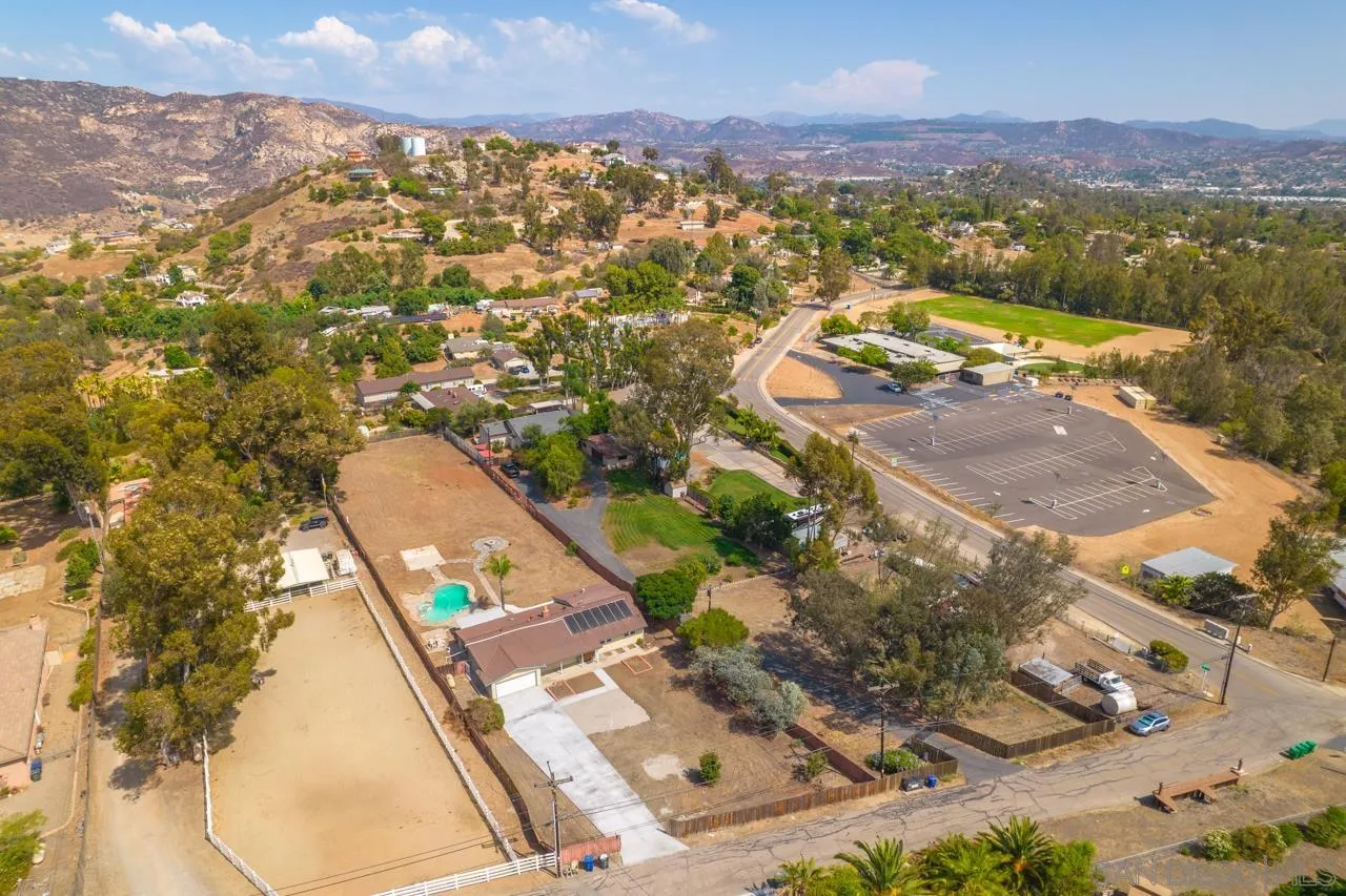 11823 Rocoso Road Lakeside, CA 92040 - Photo 37 of 48 an aerial view of residential house with an outdoor space