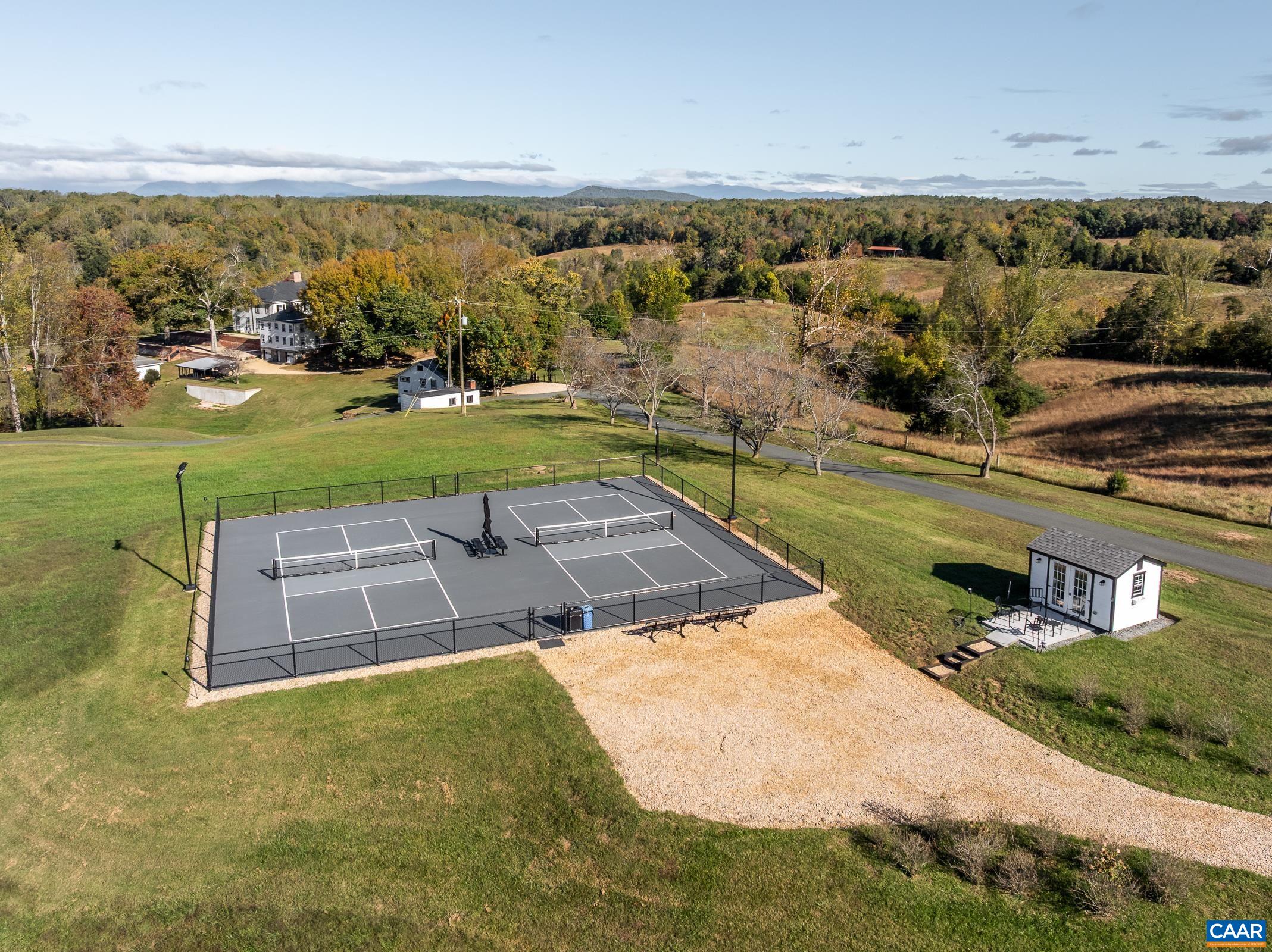 1859 Rivanna Farm Charlottesville, VA 22911 - Photo 39 of 45 Fully Lighted Regulation Pickleball courts with equipment shed and high speed internet.