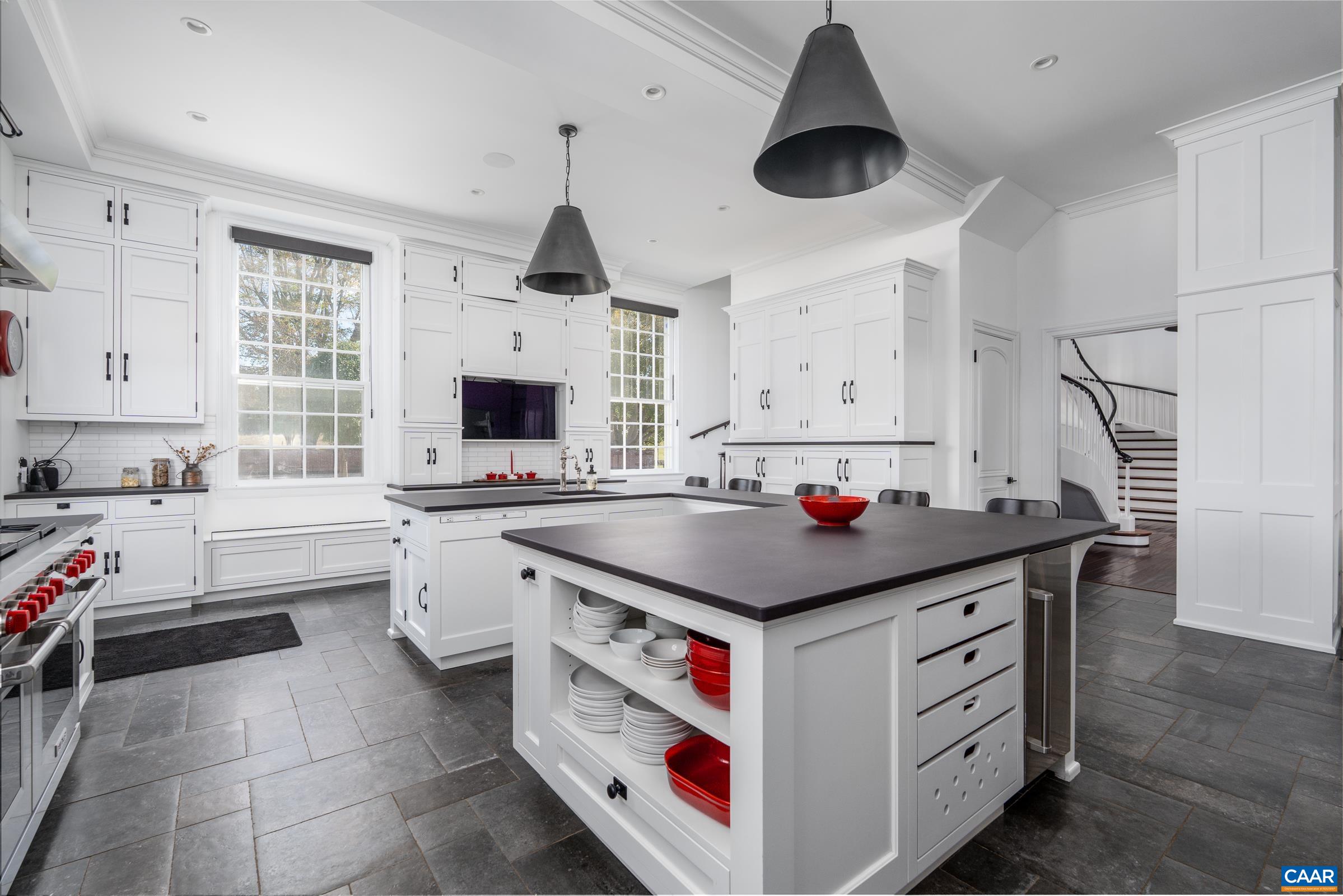 1859 Rivanna Farm Charlottesville, VA 22911 - Photo 7 of 45 Jager and Ernst Custom wood cabinets with numerous convenient built-ins.