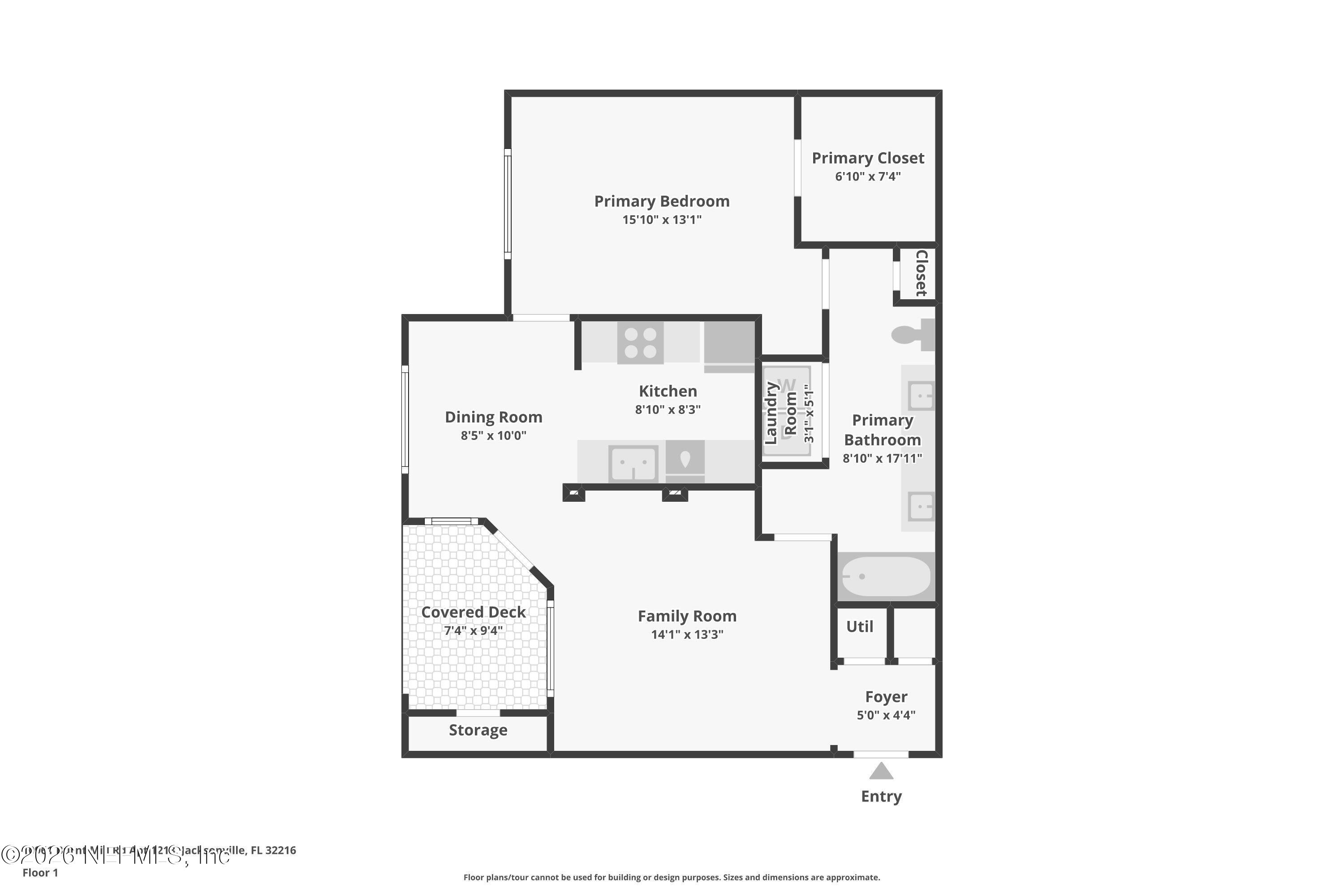 10961 Burnt Mill Road, Unit 1213 Jacksonville, FL 32256 - Photo 44 of 44 1-floor-1