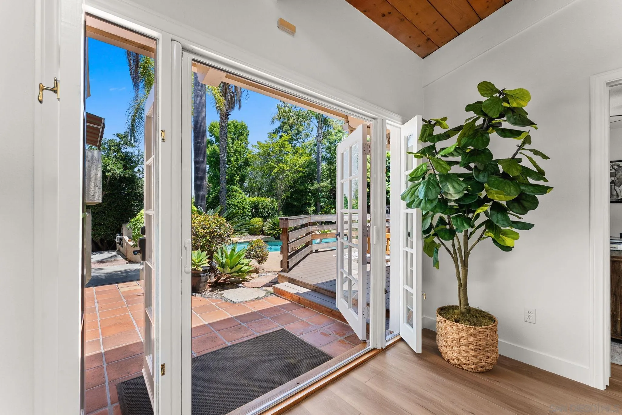 12832 Stone Canyon Road Poway, CA 92064 - Photo 32 of 60 a view of entryway with a potted plant