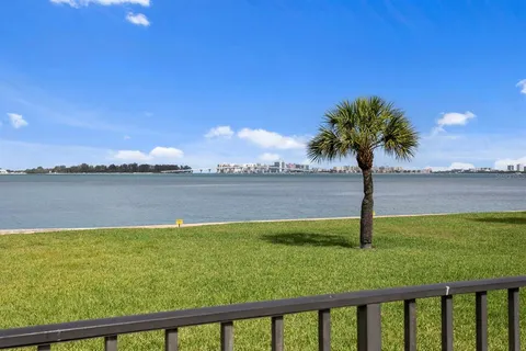 a view of a lake with a lake
