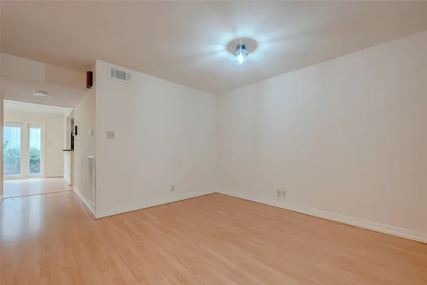 wooden floor in an empty room