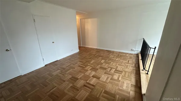 a view of a hallway with window