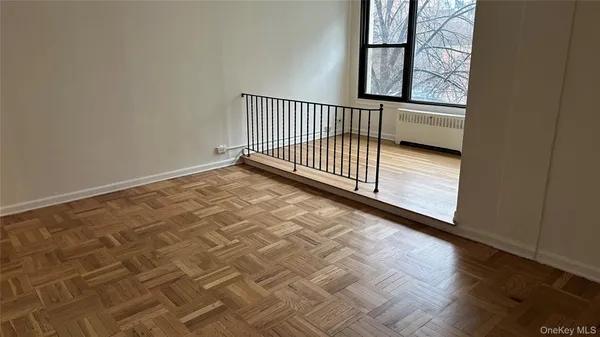 a view of a balcony