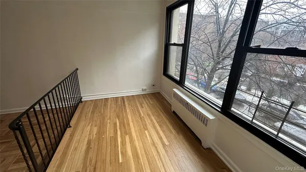 a view of a balcony