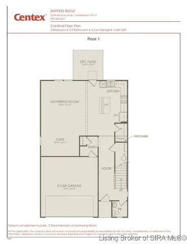 $339,920 | 3101 Atocha Circle, Charlestown, IN 47111