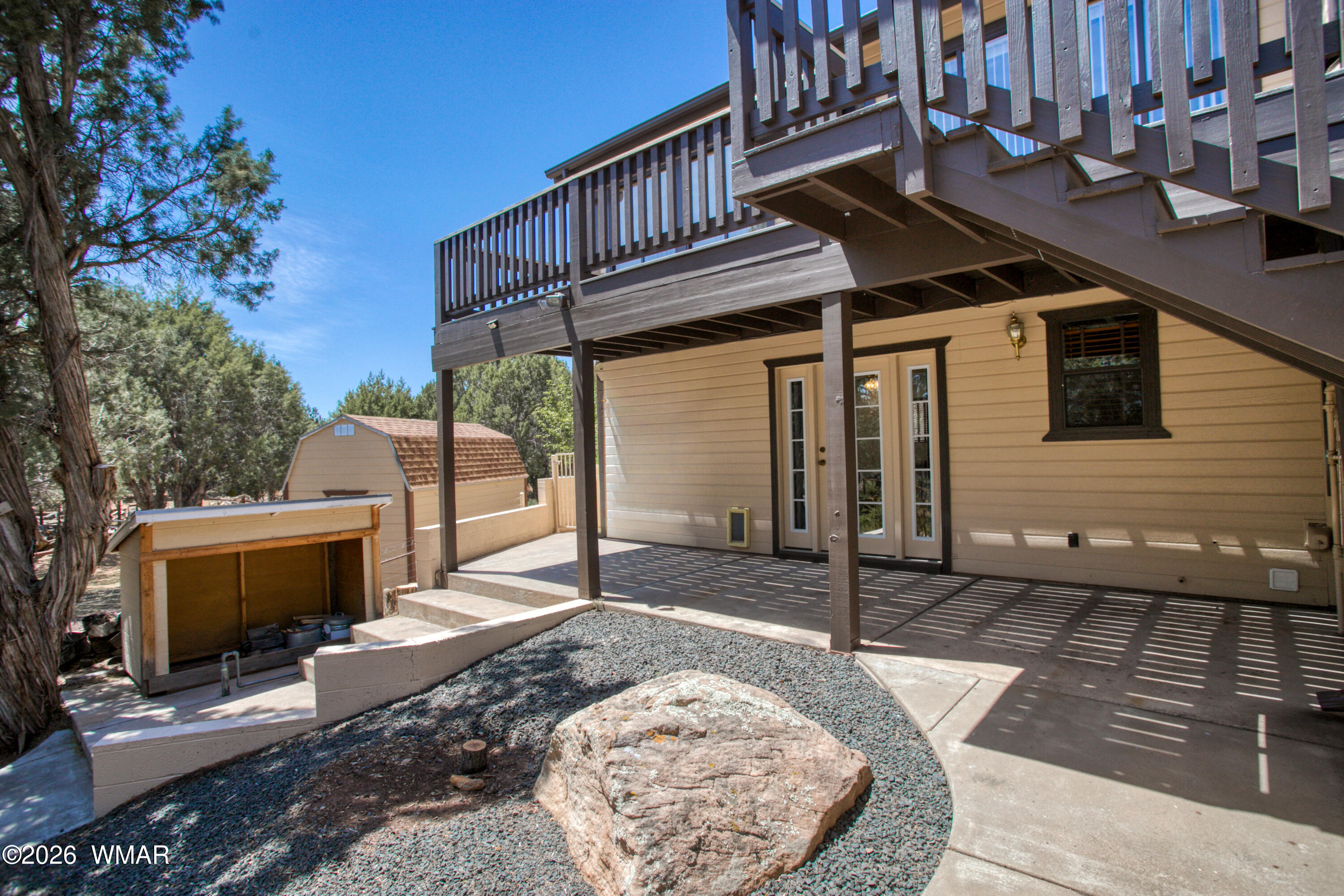 951 Cheney Ranch Loop Show Low, AZ 85901 - Photo 46 of 54 Patio off of Lower bedroom