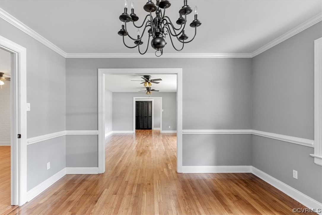 3208 Osborne Road Chester, VA 23831 - Photo 11 of 50 a view of a hallway with wooden floor