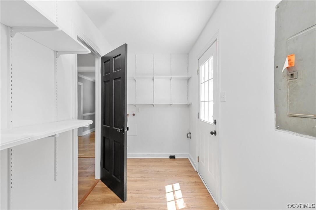 3208 Osborne Road Chester, VA 23831 - Photo 17 of 50 a view of entryway with wooden floor