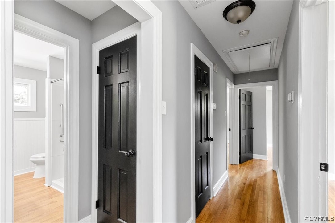 3208 Osborne Road Chester, VA 23831 - Photo 26 of 50 a view of a hallway with wooden floor and closet