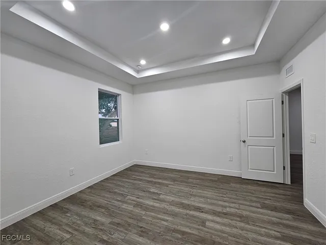 wooden floor in an empty room