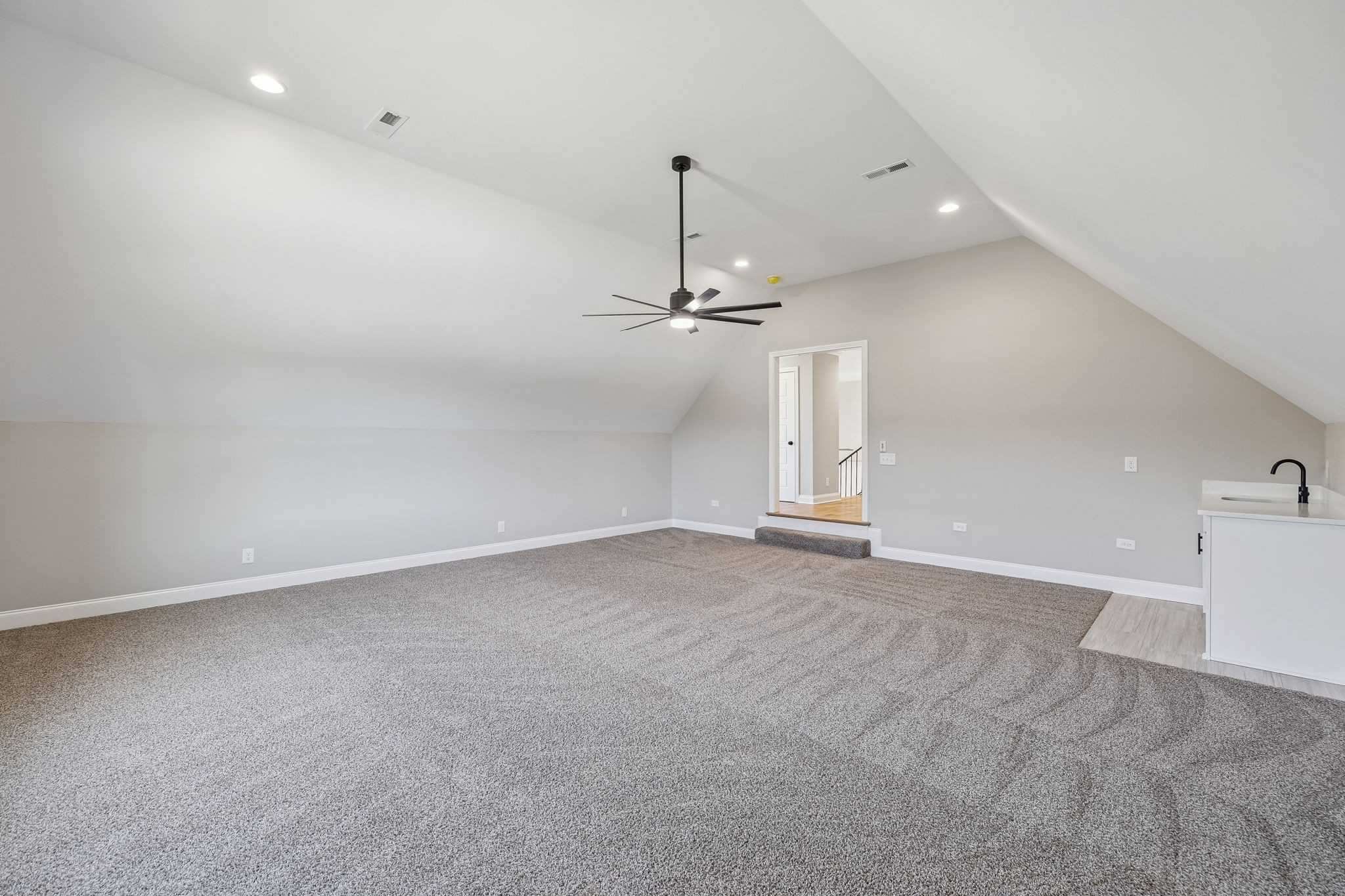 13781 Cainsville Road Lebanon, TN 37090 - Photo 50 of 72 an empty room with chandelier fan and windows